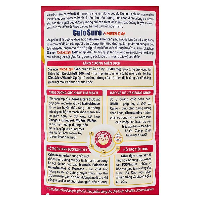 Thực phẩm dùng cho chế độ ăn đặc biệt Calosure America+ - 7